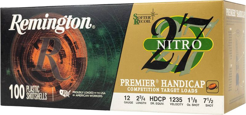 Nitro 27, 12 Gauge, 7.5 Shot, 2-3/4 in, 1 1/8 oz, 1235 fps